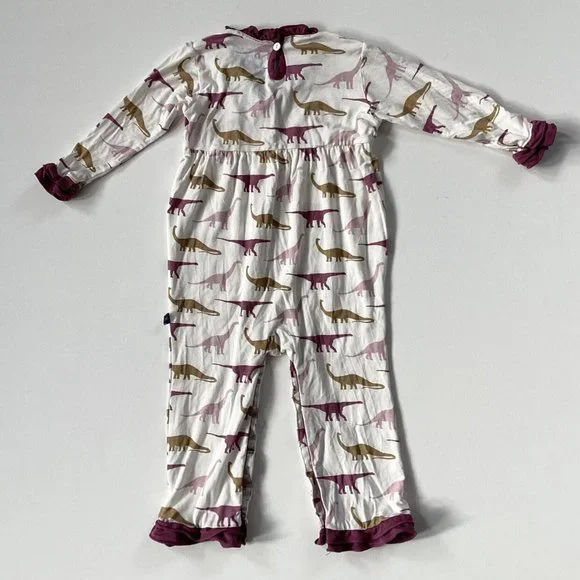 Kickee Pants Dinosaur Romper - Picture 5 of 7